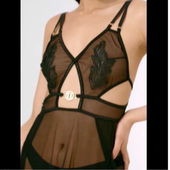 Bluebella long unlined Ophelia chemise - Picture 4 of 16